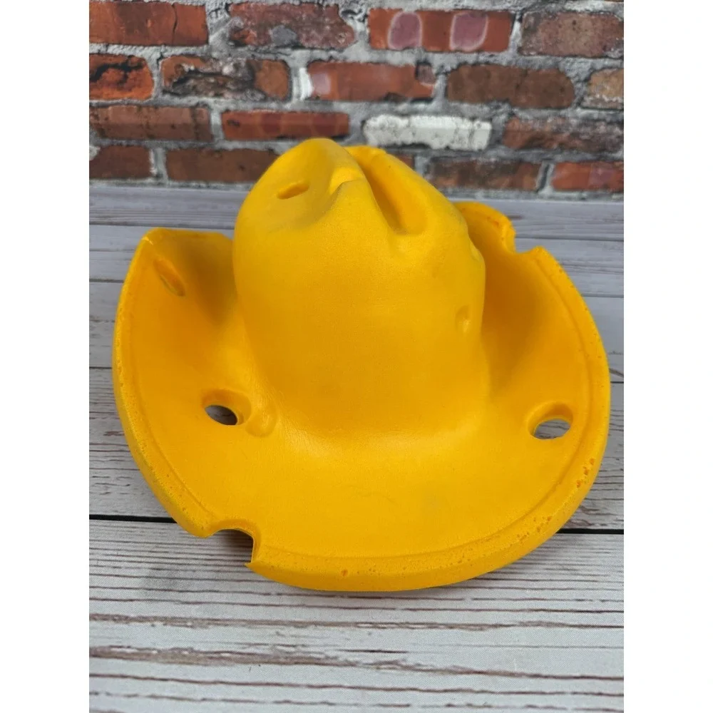 Vintage CHEESEHEAD Cowboy Hat Foam Green Bay Packers Fan Souvenir Collectible